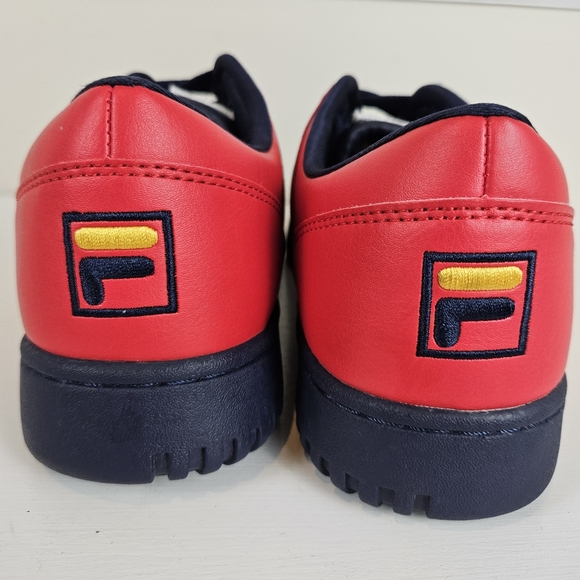 FILA ORIGINAL FITNESS RETRO MEN SHOE SZ 9 LIKE NEW! RED, YELLOW, NAVY - Picture 5 of 13